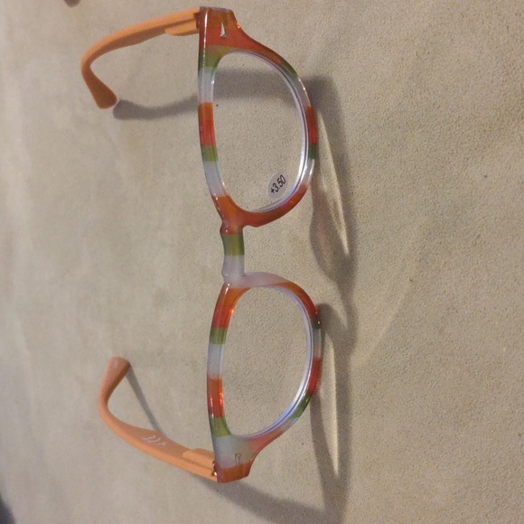 NWT Hummingbird Blue Light Blocking Readers +3.50 Orange/Peach/Green/Blue - Picture 5 of 8